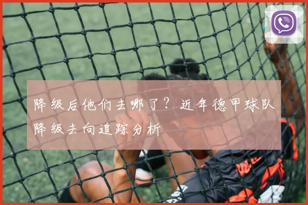 降级后他们去哪了？近年德甲球队降级去向追踪分析